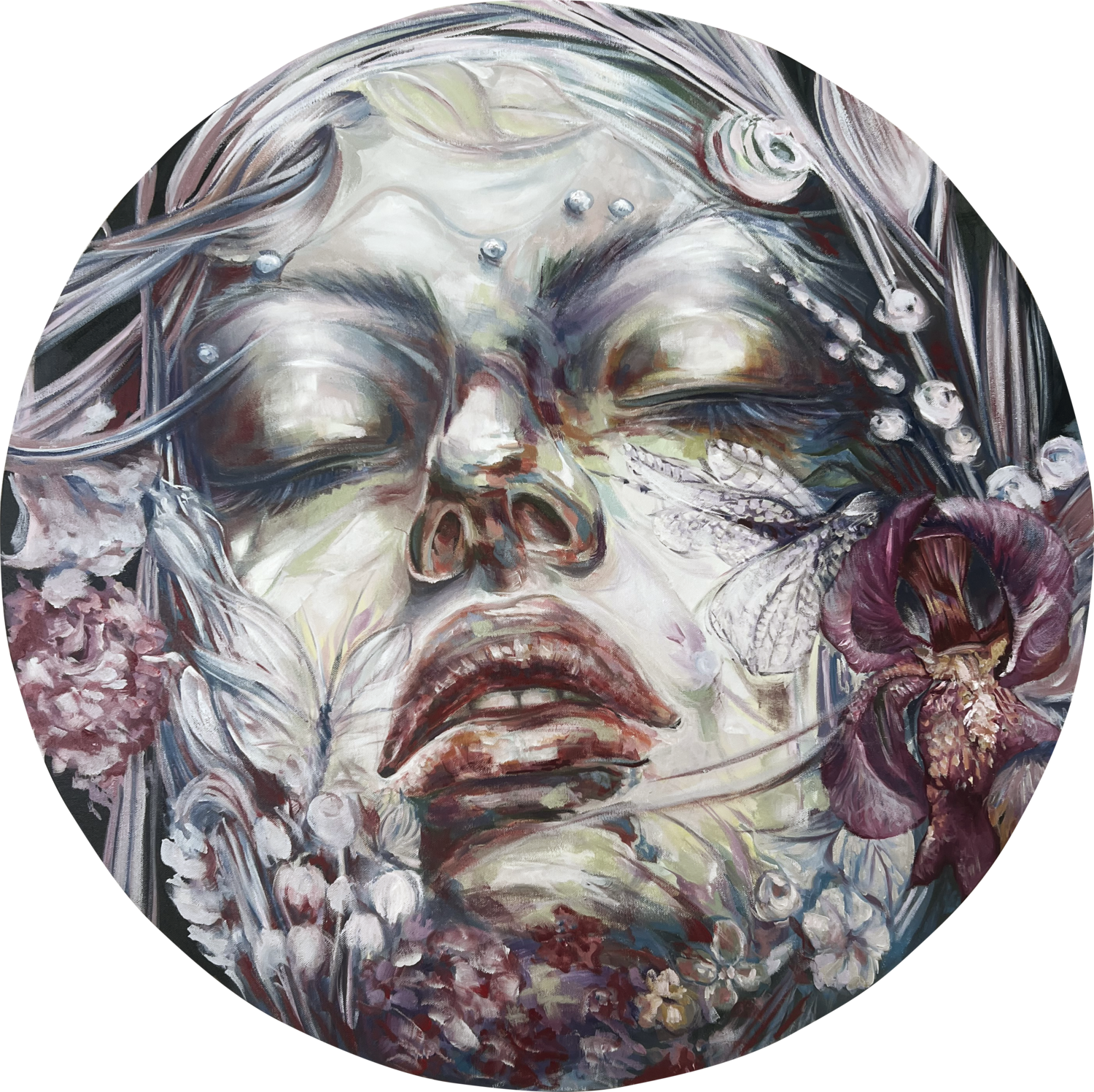 Ecstasy Unveiled Ana María Cepoi Original painting for sale