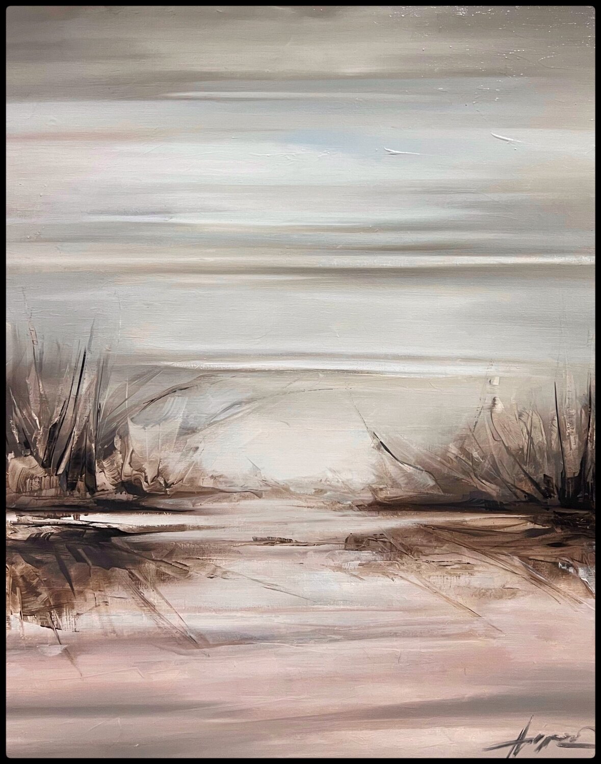 COLD MOOD Ana María Cepoi Original painting for sale