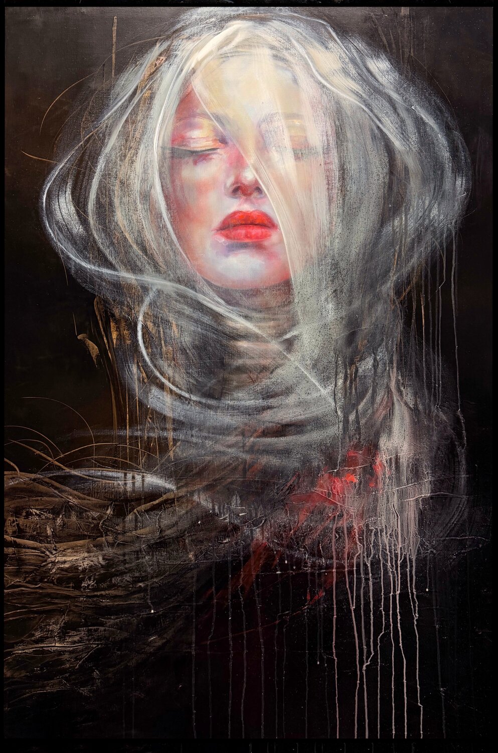 Unspoken 24M Ana María Cepoi Original painting for sale