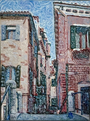 Gasse in Venedig by Margit Doupnik, Painting for Sale on Select