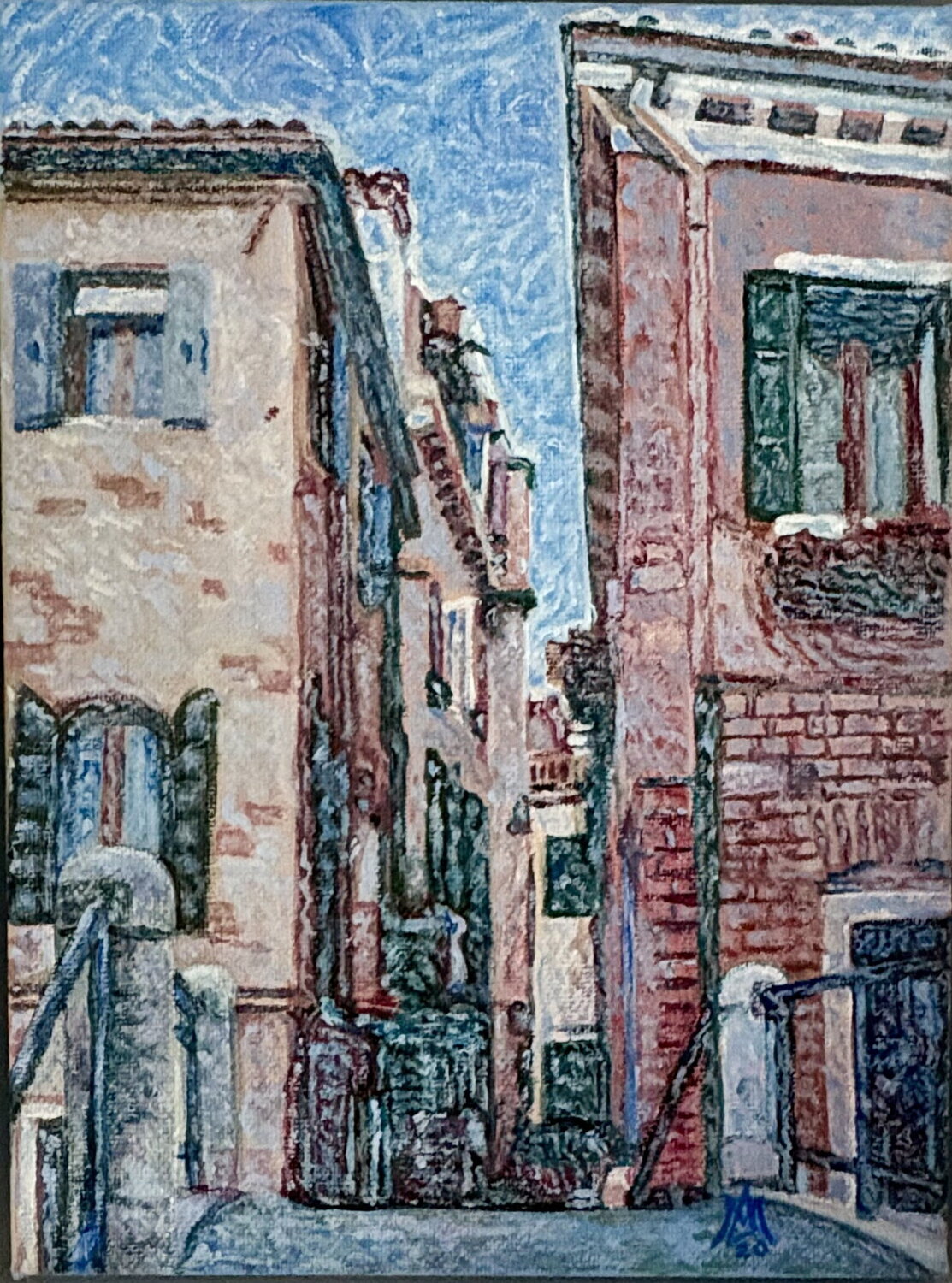 Gasse in Venedig Margit Doupnik Original painting for sale