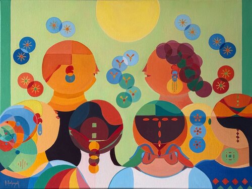 SUMMER STORY by Annemarie Ambrosoli, Painting for Sale on Select
