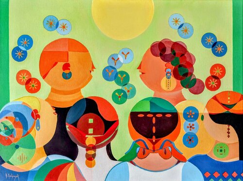 SUMMER STORY by Annemarie Ambrosoli, Painting for Sale on Select
