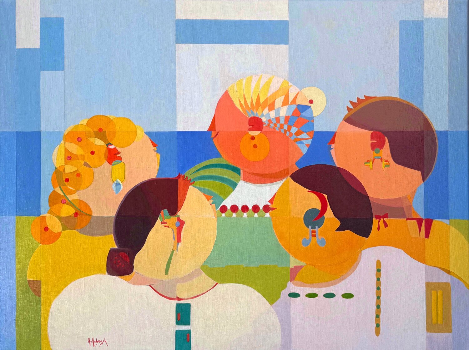 HARMONY Annemarie Ambrosoli Original painting for sale