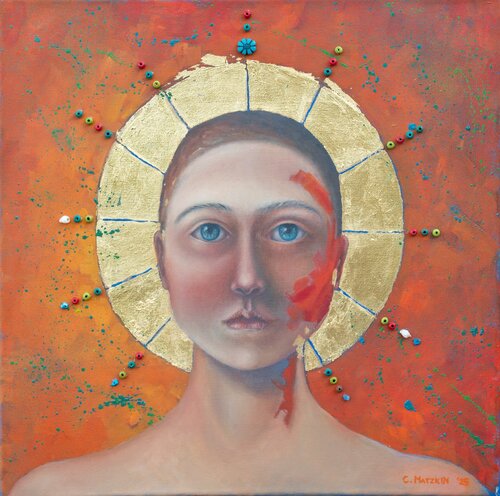 Fuente sellada by Cecilia Matzkin, Painting for Sale on Select