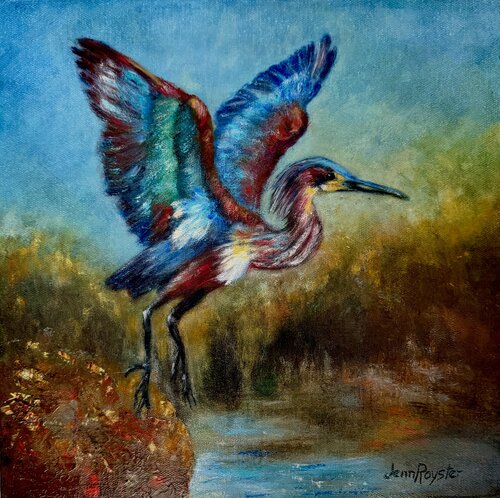 Colors Carried on a Breath of Hope by Jenn Royster, Painting for Sale on Select