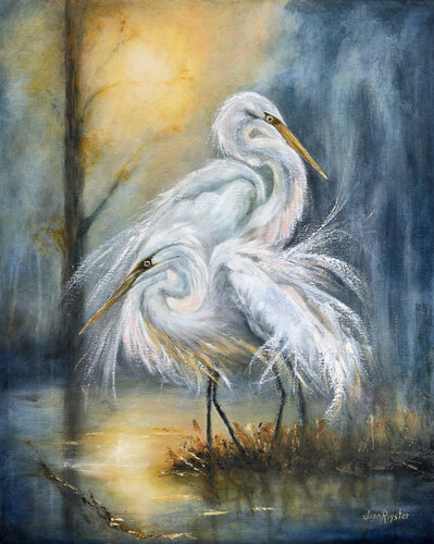 Whispers Along the Water's Edge by Jenn Royster, Painting for Sale on Select