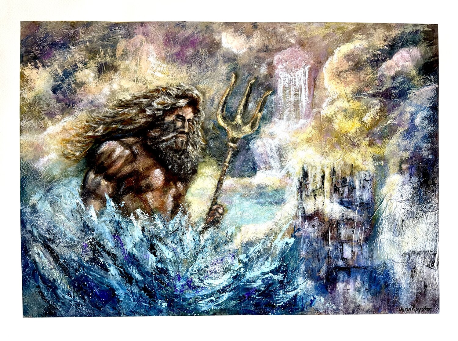 Guardian of Shifting Tides Jenn Royster Original painting for sale