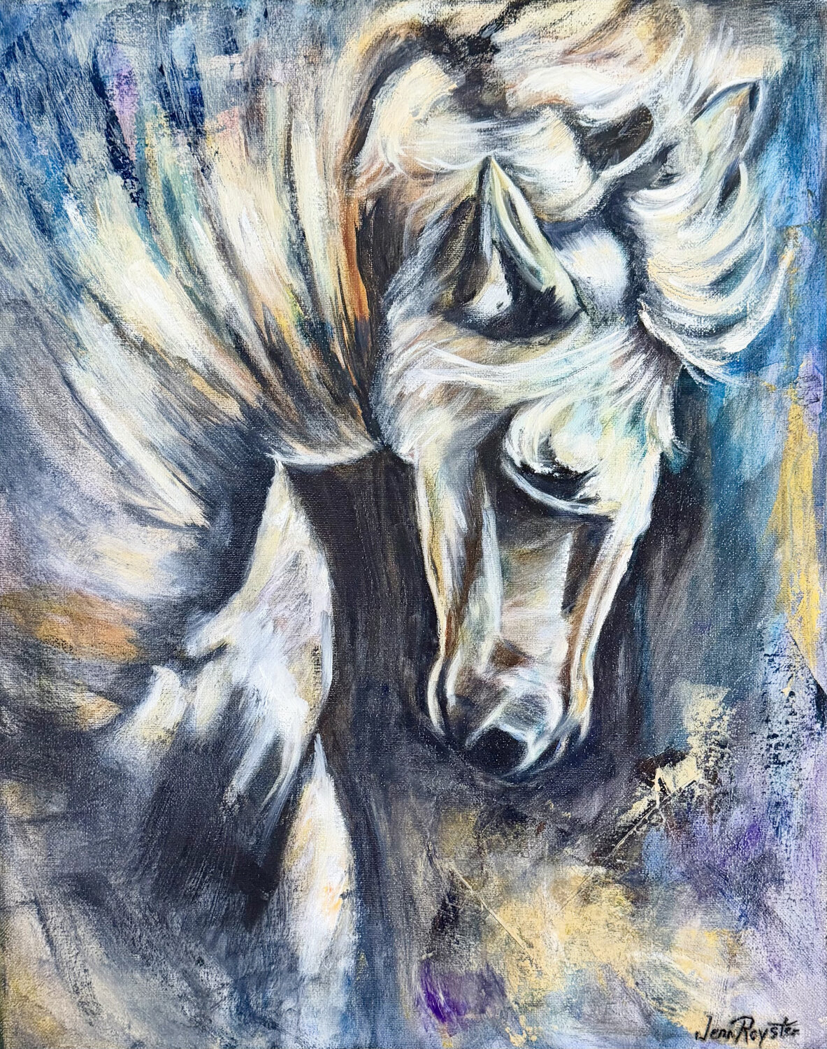 Whispers of Grace Jenn Royster Originalgemälde zu verkaufen