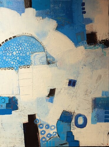 Beneath the Surface by Martina Kunze, Painting for Sale on Select