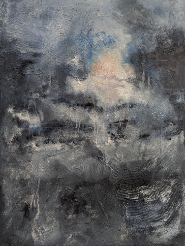 Lueur d’Espoir (Hoffnungsschimmer) by Martina Kunze, Painting for Sale on Select