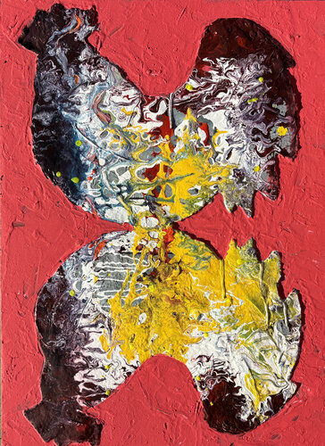 Crazy chicken by paola vignola, Painting for Sale on Select