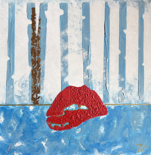 El labio by paola vignola, Painting for Sale on Select