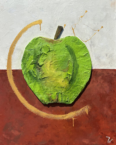 Manzana verde by paola vignola, Painting for Sale on Select