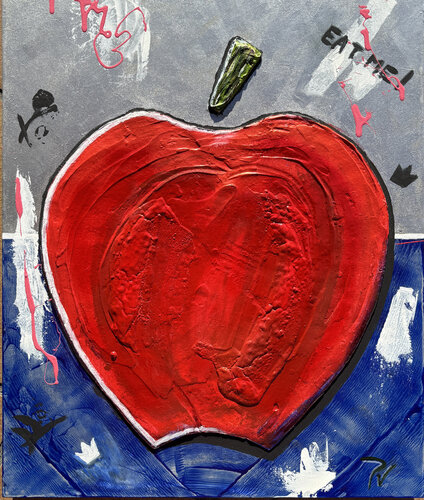 Manzana roja by paola vignola, Painting for Sale on Select