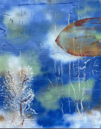 PEZ DORADO by paola vignola, Painting for Sale on Select