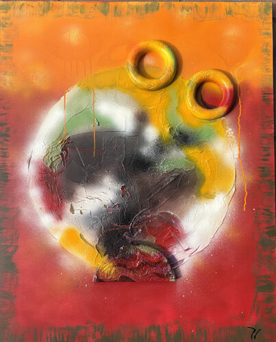 Planeta Marte by paola vignola, Painting for Sale on Select