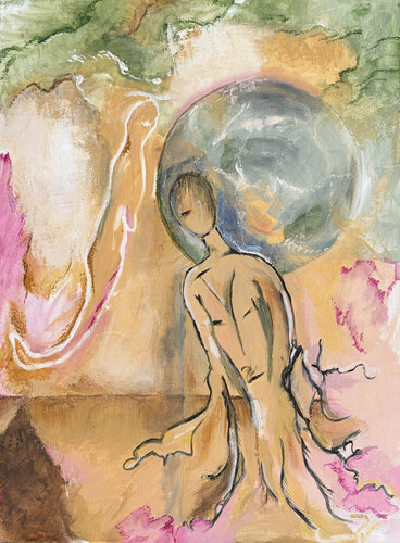 El alien y la conciencia by paola vignola, Painting for Sale on Select
