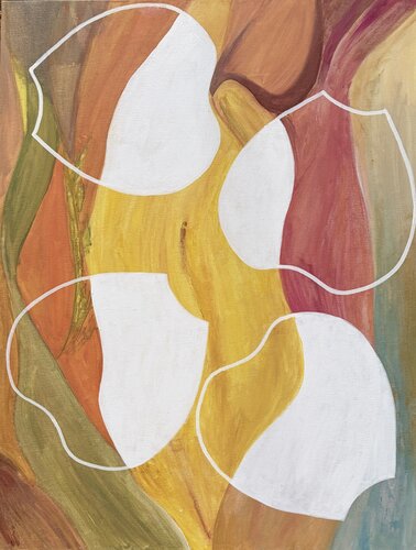 Manzanas entre dunas de color by paola vignola, Painting for Sale on Select