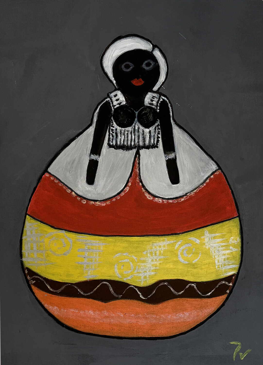 Nany negrita paola vignola Original painting for sale