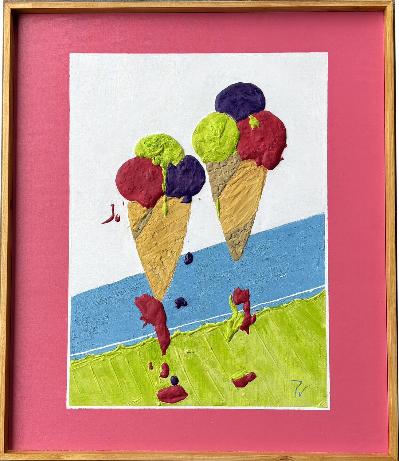 Gelato Siciliano paola vignola Original painting for sale