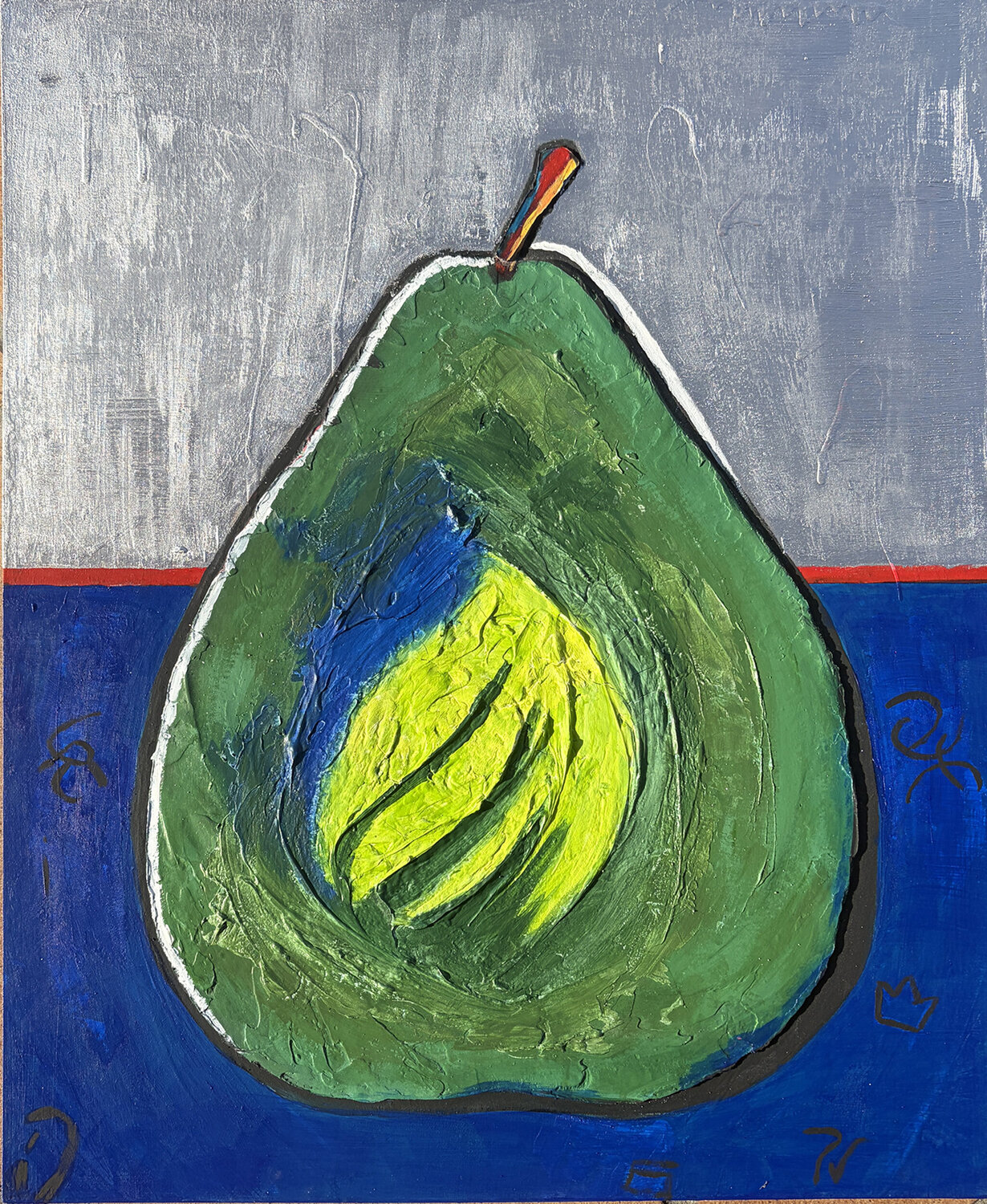 Pera verde paola vignola Original painting for sale