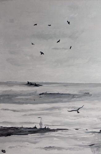 Ocean Scene by Brooke Meadows, Painting for Sale on Select