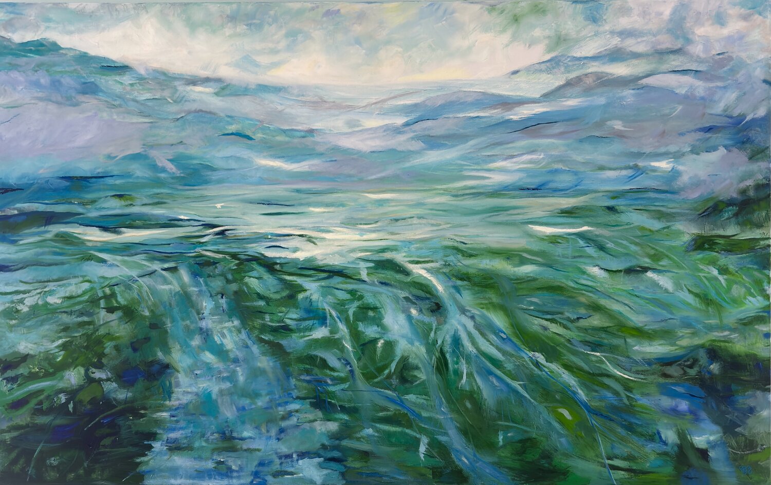 Elysium Brooke Meadows Original painting for sale