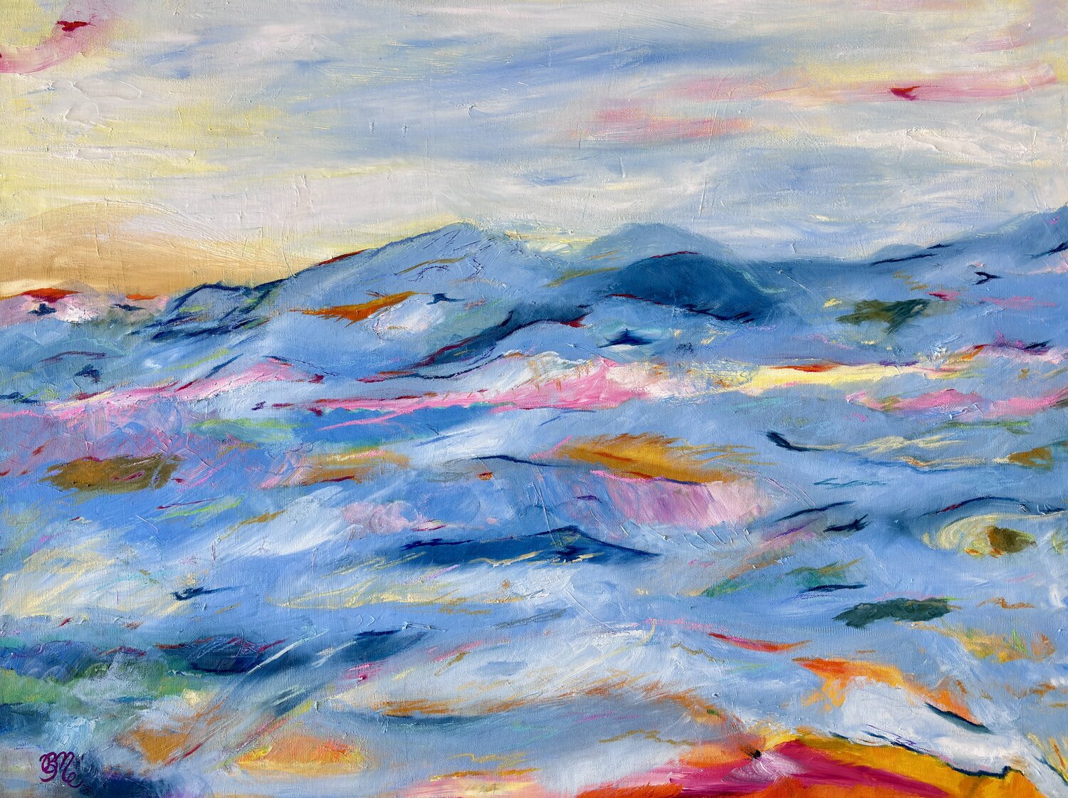 Earth & Sky Brooke Meadows Original painting for sale