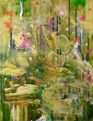 Dahlias by Corina Hazlett, Painting for Sale on Select