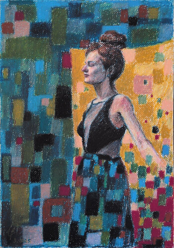 The Opera Singer I by Boaz Gabai, Painting for Sale on Select