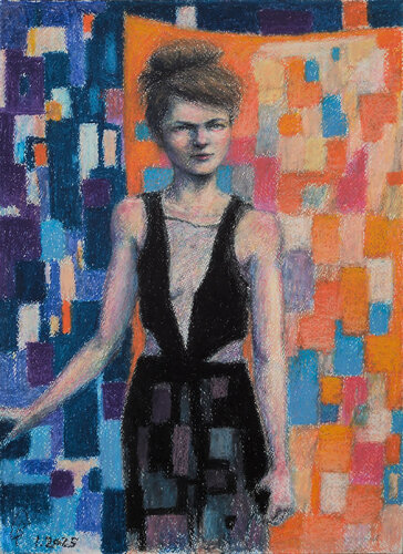 The Opera Singer II by Boaz Gabai, Painting for Sale on Select