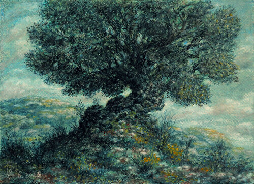 Autumn in Ben Shemen by Boaz Gabai, Painting for Sale on Select
