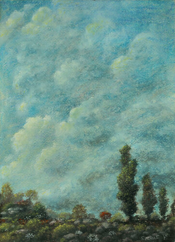 Northern Galilee Sky von Boaz Gabai, Malerei kaufen auf Select