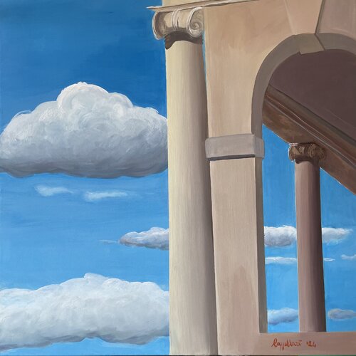 Finestra palladiana by Luisa Cappellari, Painting for Sale on Select