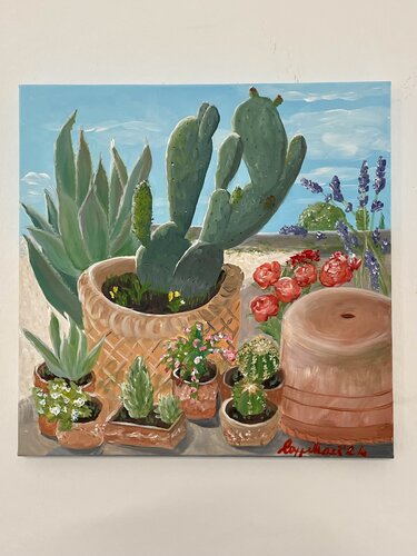 Giardino d’estate by Luisa Cappellari, Painting for Sale on Select