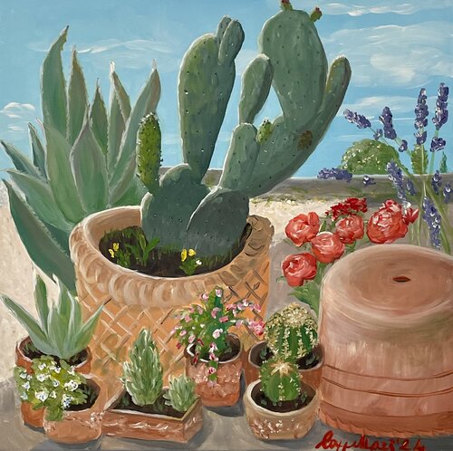 Giardino d’estate by Luisa Cappellari, Painting for Sale on Select