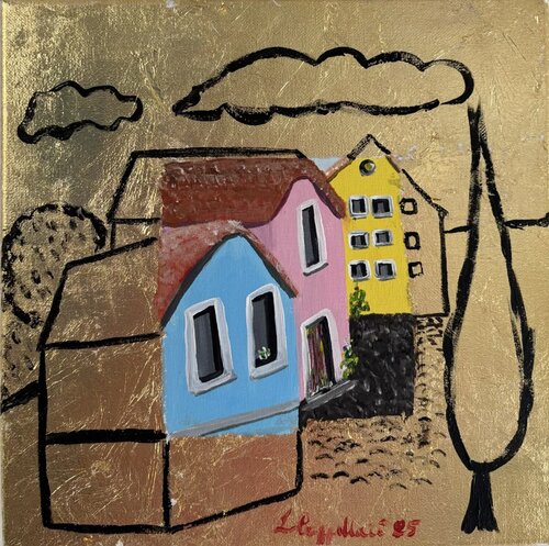 Un gioiello di villaggio by Luisa Cappellari, Painting for Sale on Select
