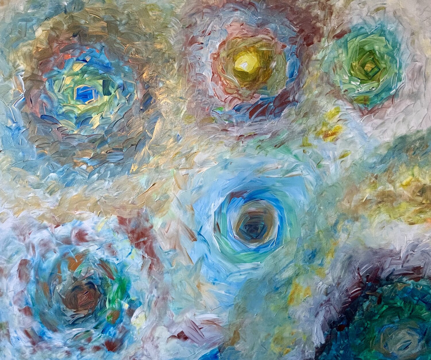 Cosmic harmony Luisa Cappellari Original painting for sale
