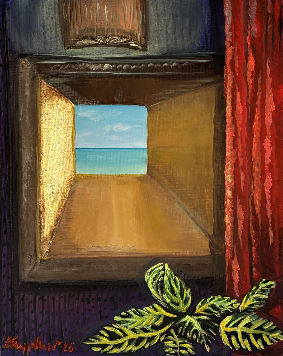 In fondo, il mare Luisa Cappellari Original painting for sale