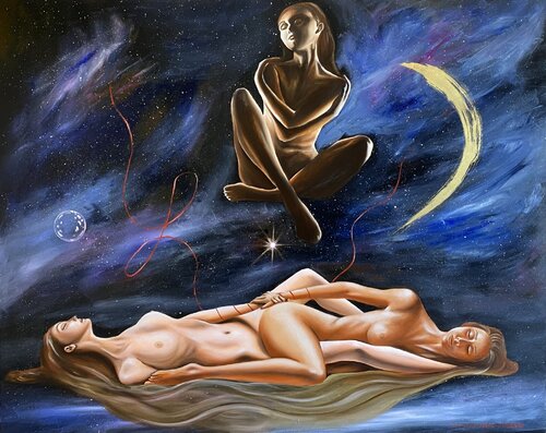 Triskelis (Continuo Infinito Presente) by Alessio Papa, Painting for Sale on Select