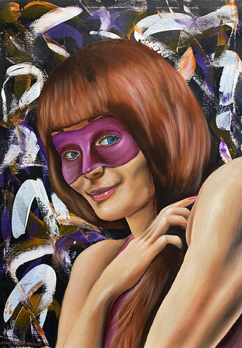 ENIGMATICA V   (serie neosimbolismo astratto) by Alessio Papa, Painting for Sale on Select