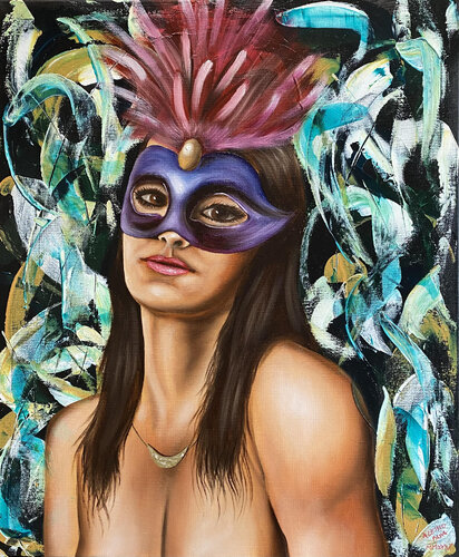 ENIGMATICA VI   (serie neosimbolismo astratto) by Alessio Papa, Painting for Sale on Select