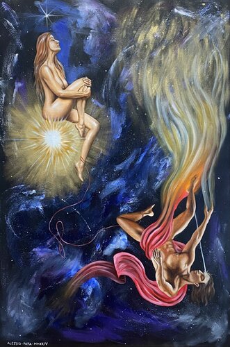 Stella Cadente by Alessio Papa, Painting for Sale on Select