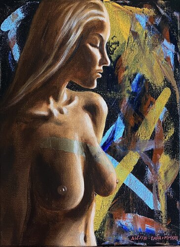 ETEREA I   (serie neosimbolismo astratto) by Alessio Papa, Painting for Sale on Select