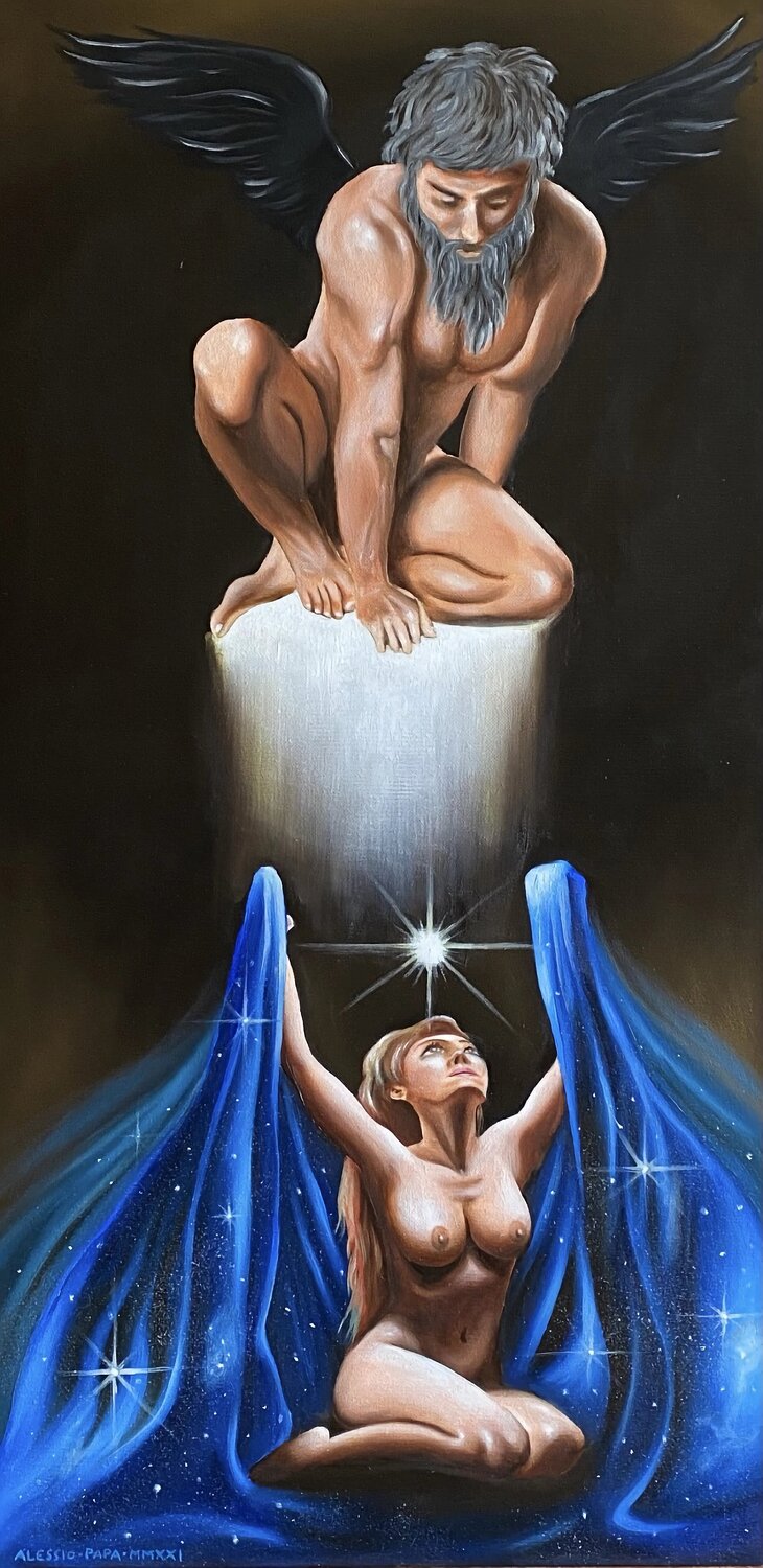 Caligo Temporis Alessio Papa Original painting for sale