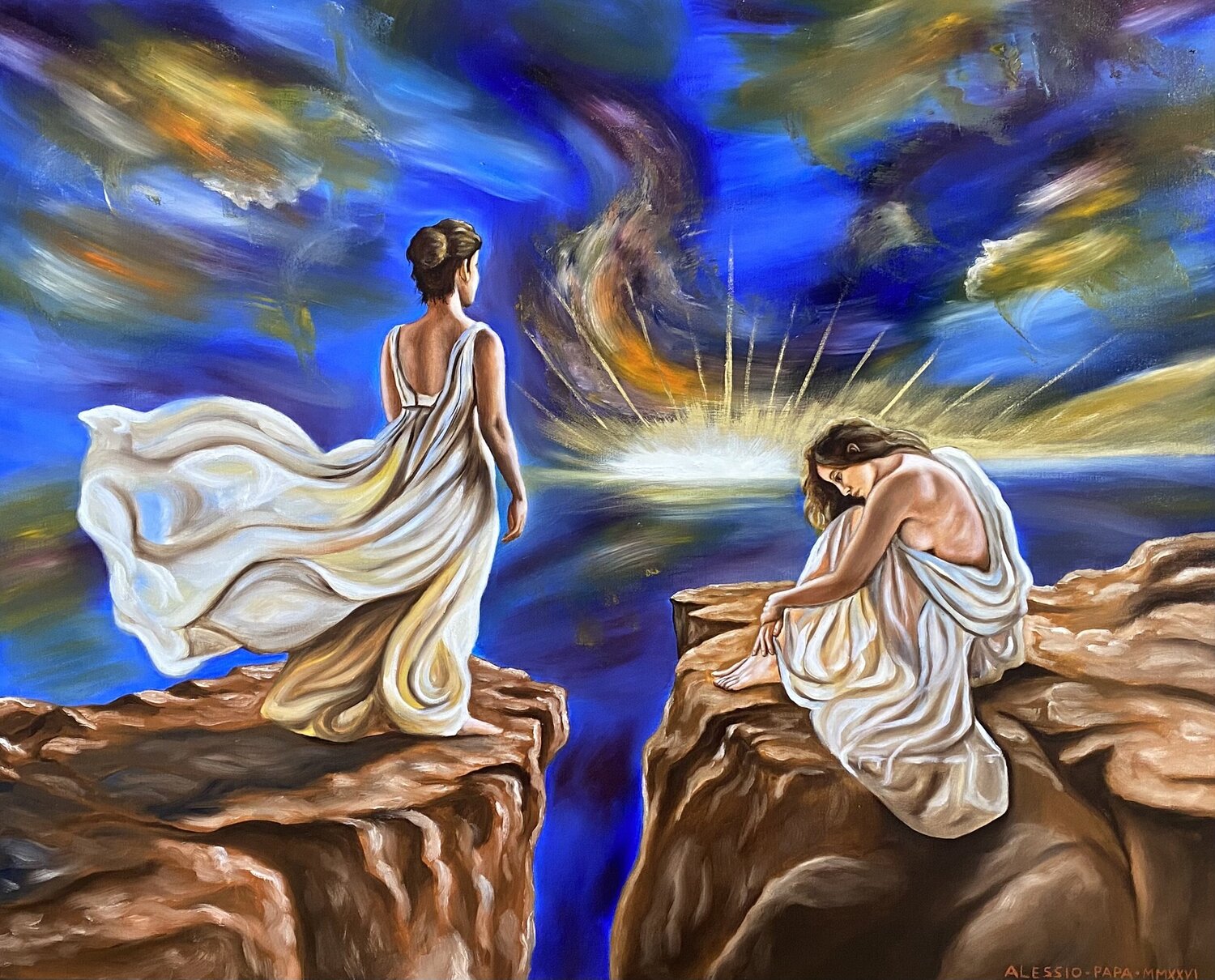 Horizon Alessio Papa Original painting for sale