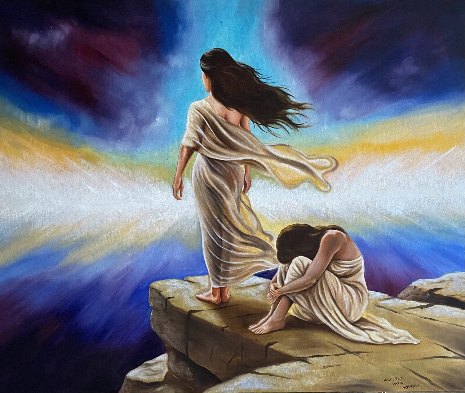 Horizon   (seconda versione) Alessio Papa Original painting for sale