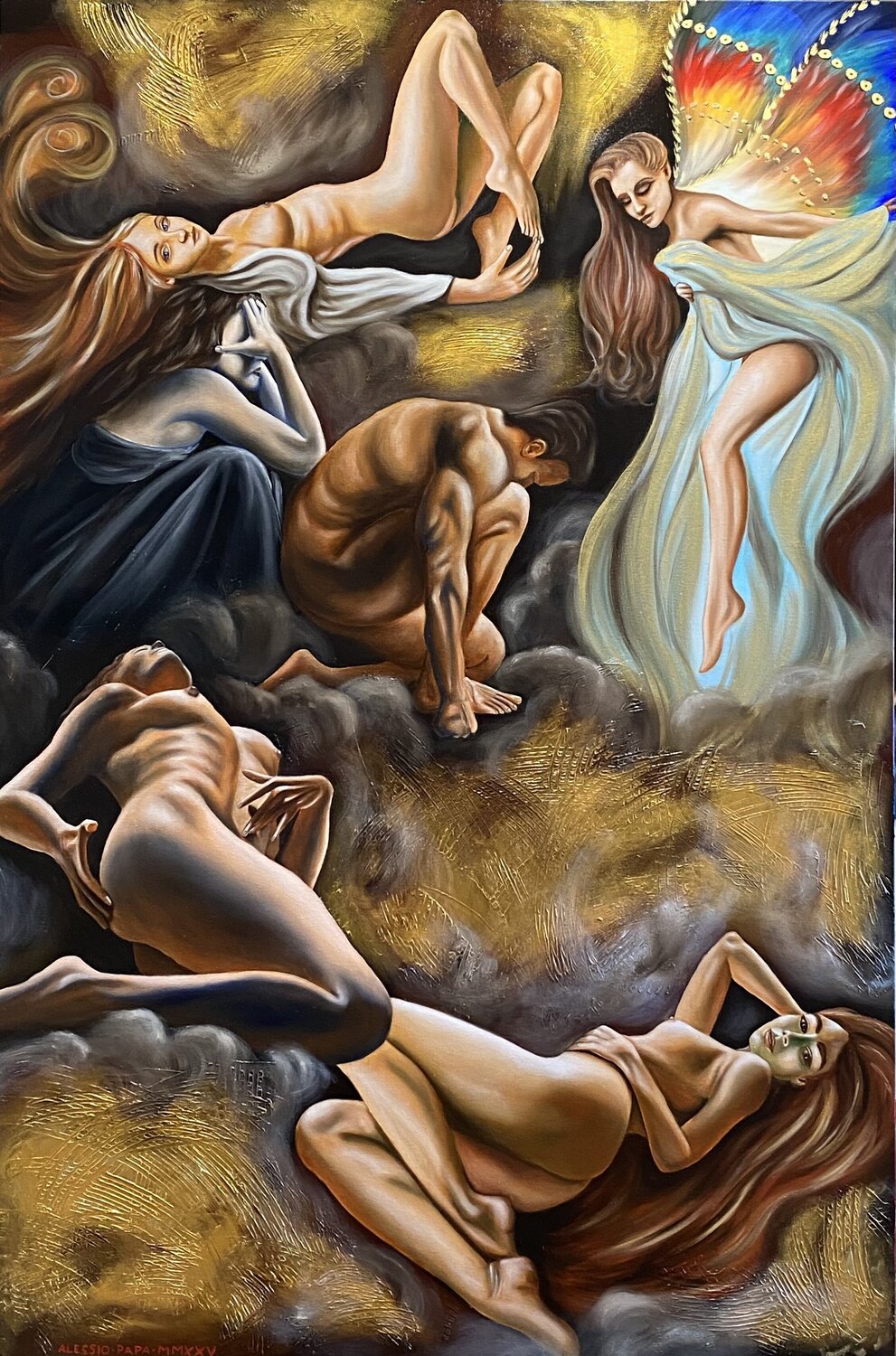 Valhalla Alessio Papa Original painting for sale