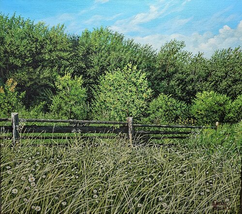 Where the Meadow Meets the Woods von Lorant Cucui, Malerei kaufen auf Select